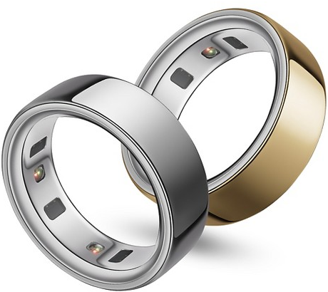 Oura Ring 4 in gold & silver
