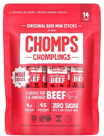 Select Chomps meat sticks