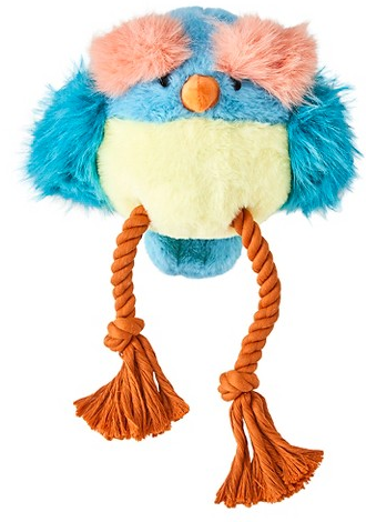 Boots & Barkley bird plush dog toy
