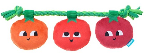 BARK tomato rope dog toy