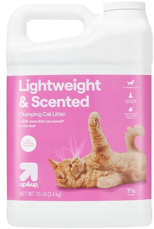 up&up™ 7.5-lb. lightweight & scented cat litter