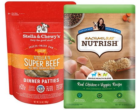 Select dry pet food items