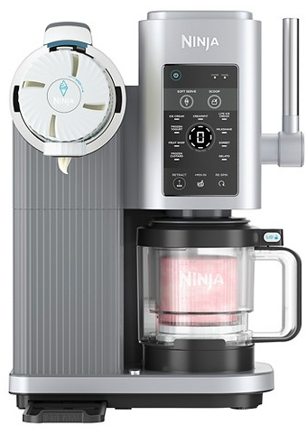 Ninja CREAMi Scoop & Swirl Ice Cream and Soft Serve Maker 13One-Touch Programs NC701