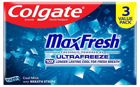 Colgate MaxFresh 3-pk. 6.3-oz. toothpaste