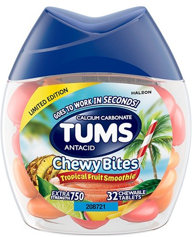 Tums Chewy Bites 32-ct. chewable antacid tablets