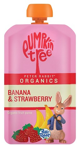 Pumpkin Tree Peter Rabbit Organics baby & toddler food pouches
