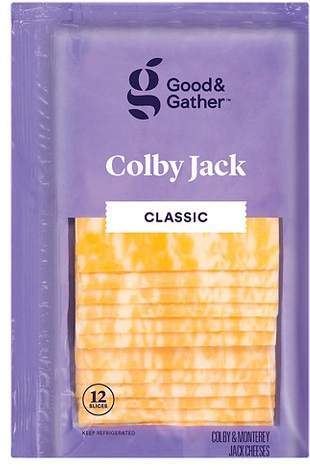 Select Good & Gather sliced cheese