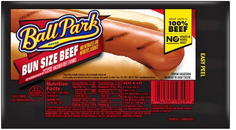 Select Ball Park beef franks