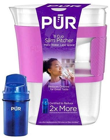 UR Slim 8-cup water dispenser with sleave & filter