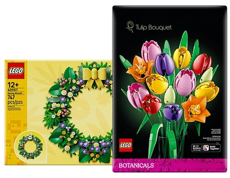 LEGO spring wreath & Botanicals