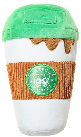 BARK latte plush dog toy