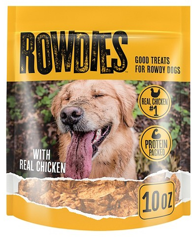 Rowdies 10-oz. chicken dog treats
