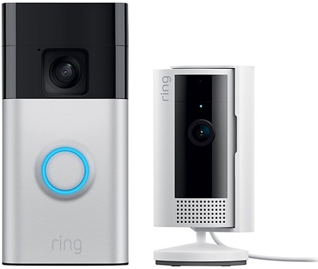 Ring Starter Set with Battery Doorbell & Indoor Cam