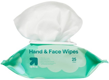 up&up 25-ct. baby hand & face wipes