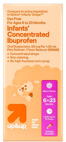 up&up 1-oz. infants’ concentrated ibuprofen