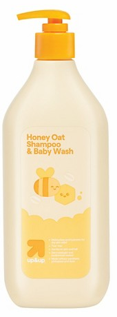 up&up™ 20-oz. honey oat shampoo & baby wash