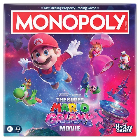 The Super Mario Galaxy Movie Monopoly game