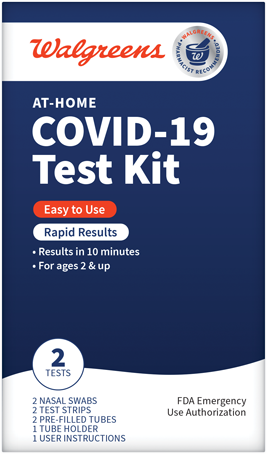 2-Pack Walgreens COVID-19 Antigen Test