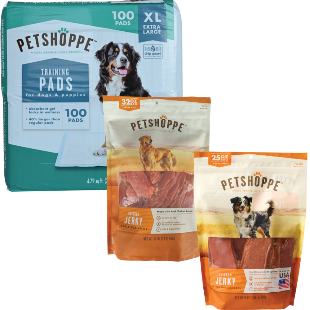 PetShoppe™ Dog Leashes, Treats, Toys or Training Pads