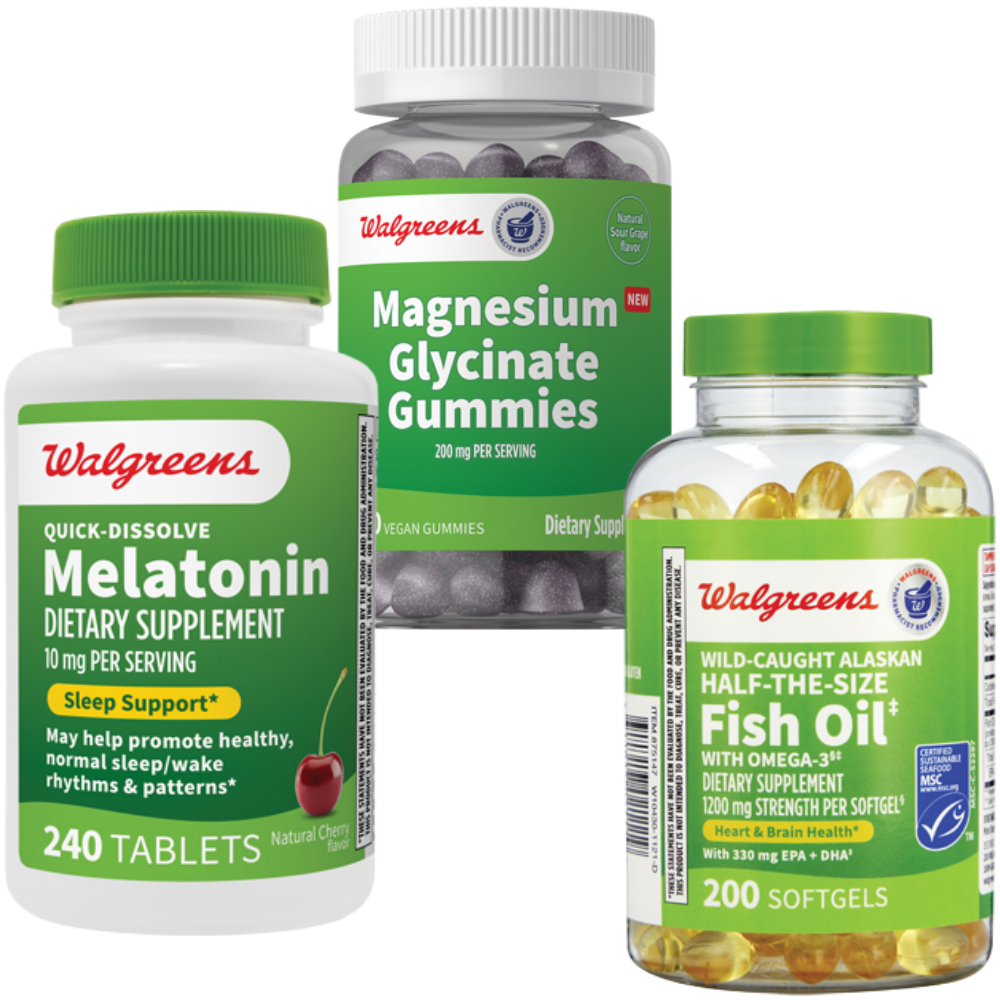 Mix and Match Walgreens Vitamins and Supplements