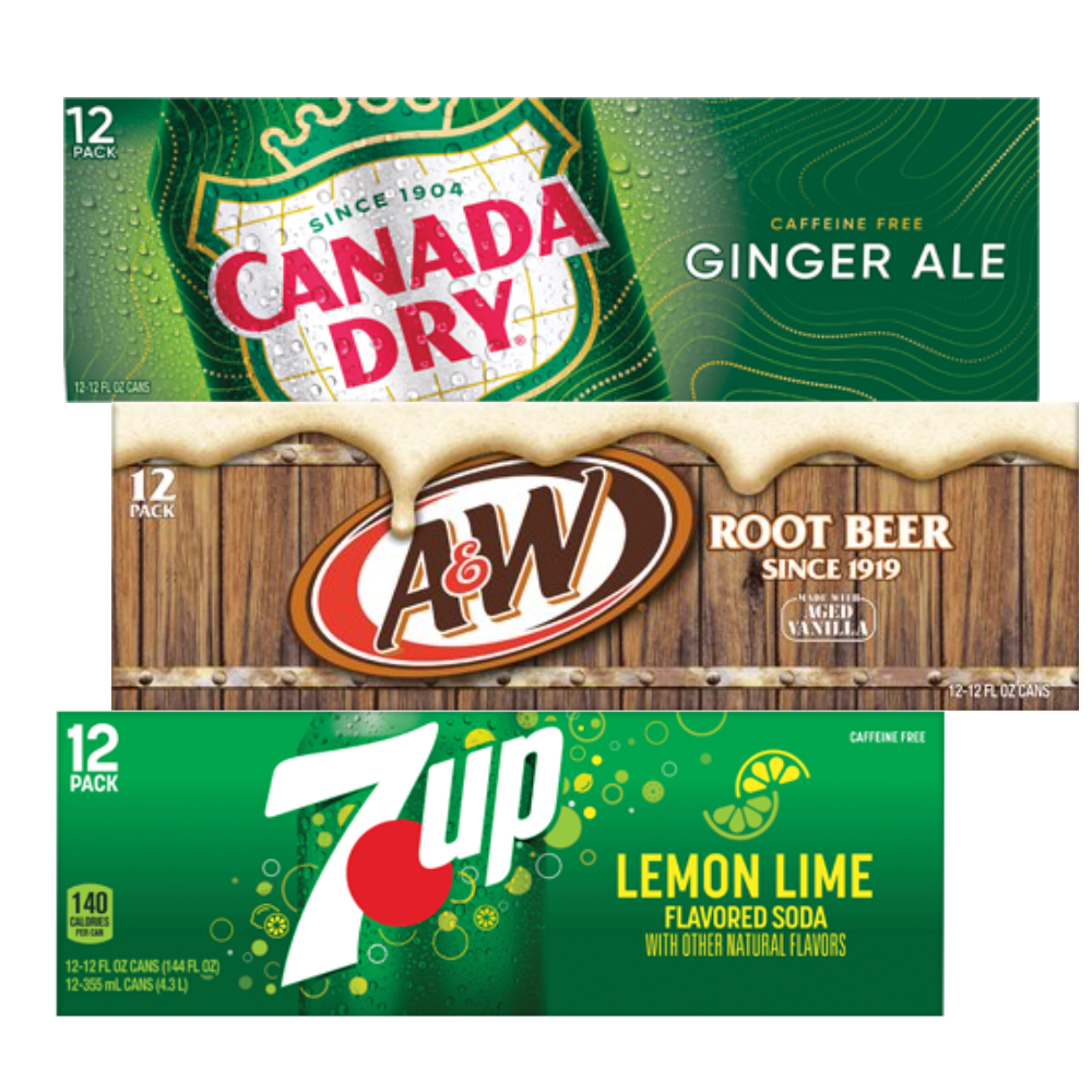 12-Pack Canada Dry or Dr Pepper Products