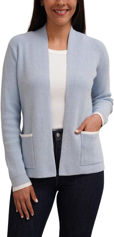 Cyrus Women's Contrast Trim Cardigan