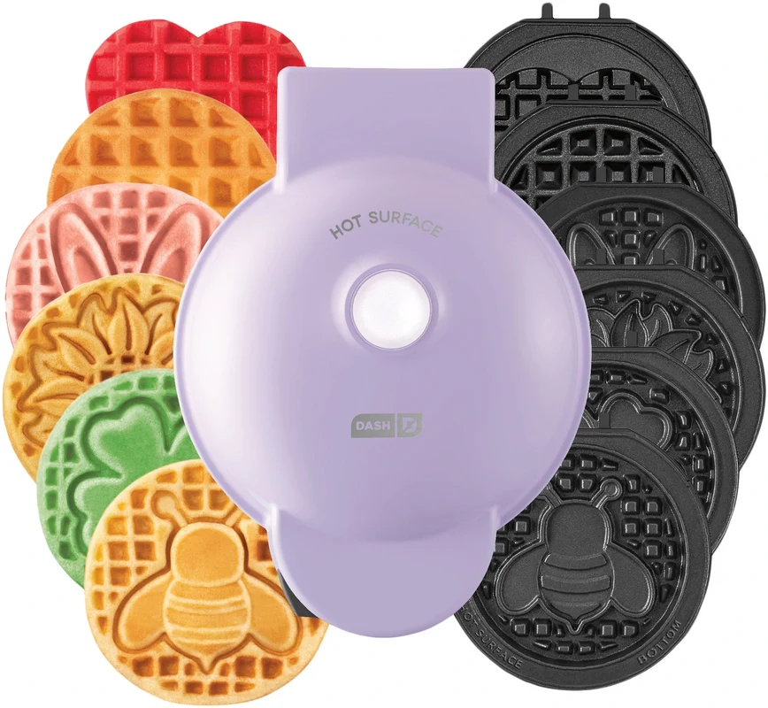 Dash Multi-Plate Mini Waffle Maker with Removable Plates