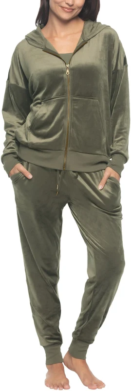 Felina Women's Velour Track Suit
