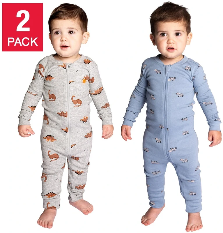 Pekkle Baby 2-pack Cotton Sleepers