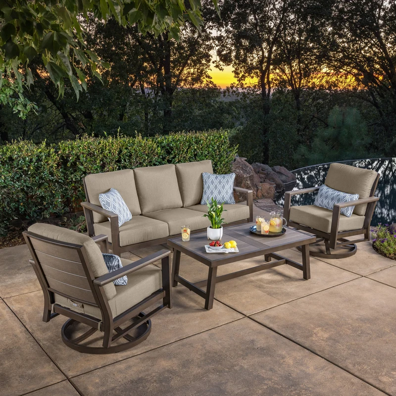 SunVilla Nichols 4-piece Outdoor Patio Seating Set