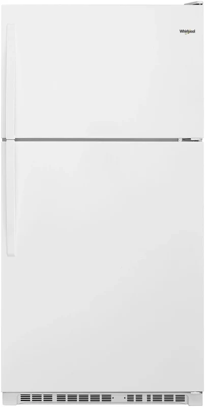 Whirlpool 20 cu. ft. Top Freezer Refrigerator with Frameless Glass Shelves