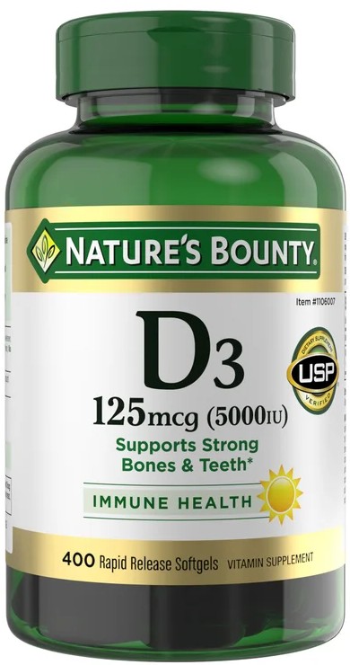 Nature’s Bounty Vitamin D3