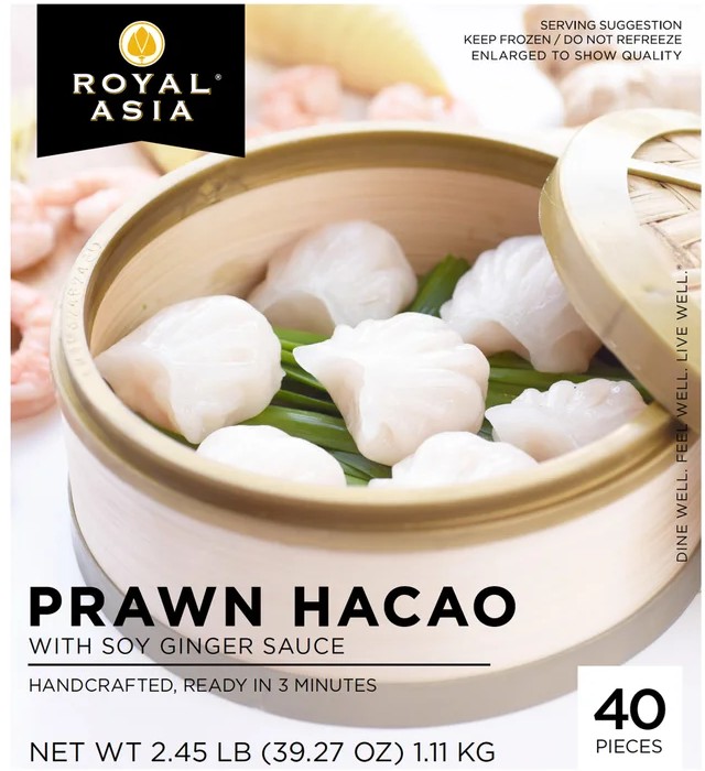 Royal Asia Prawn Hacao with Soy Ginger Sauce