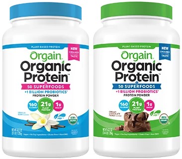 Orgain Organic Protein + Superfoods Plant Based Protein Powder