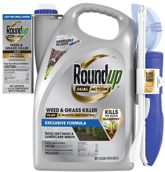 Roundup® Dual Action Weed & Grass Killer with Easy Mix Refill Concentrate