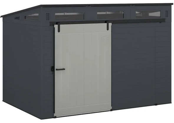 Suncast Modernist 10' x 7' Sliding Door Resin Storage Shed