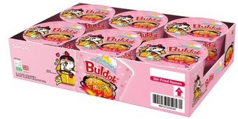 Samyang Buldak Ramen Carbonara, Spicy Chicken, 3.7 oz, 6-count