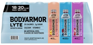 BODYARMOR Lyte Sports Drink, Variety Pack, 20 fl oz, 18-count