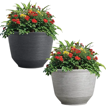 22" Diameter Round Resin Planter