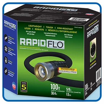Teknor Rapid Flo 5/8" x 100' Compact Garden Hose