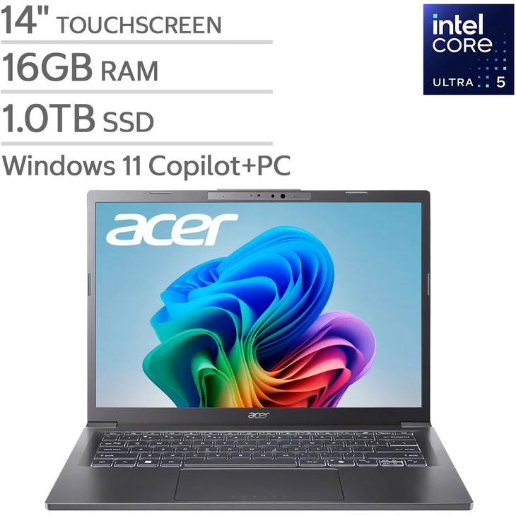 Acer Aspire 14" Touchscreen Copilot+ PC