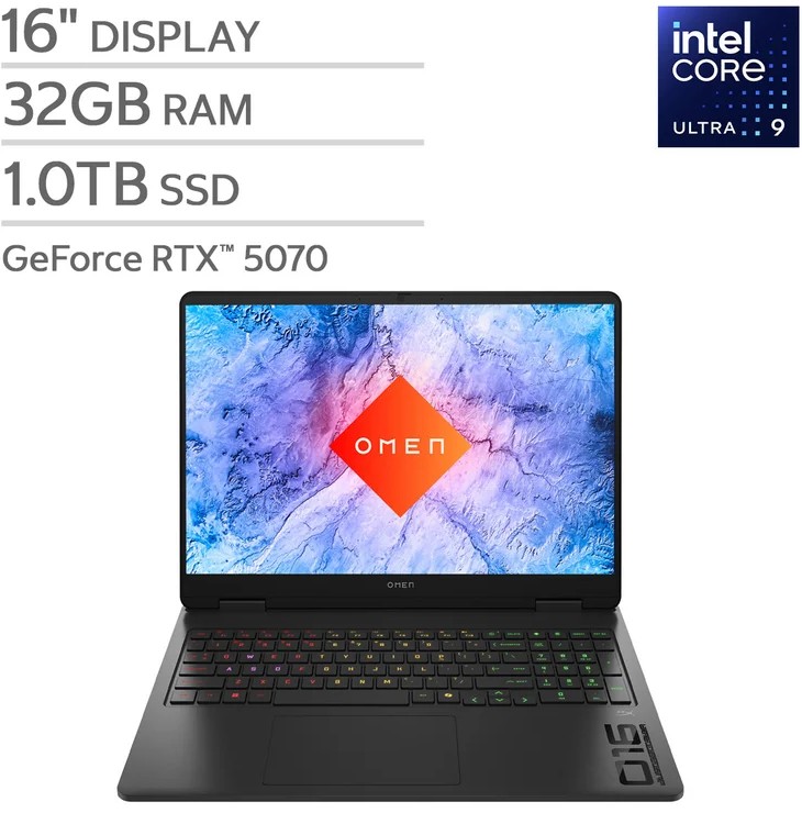 HP OMEN Slim 16" Gaming Laptop