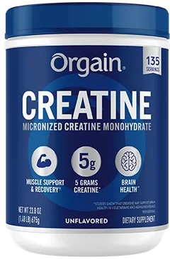 Orgain Micronized Creatine Monohydrate Powder