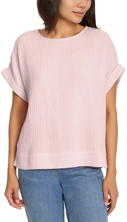 Gloria Vanderbilt Women's Cotton Gauze Top