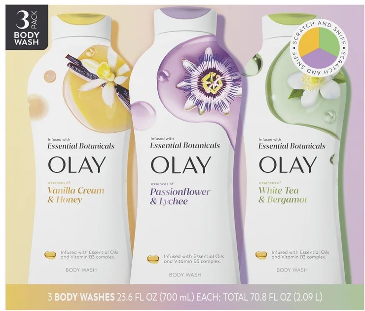 Olay Essential Botanicals Body Wash