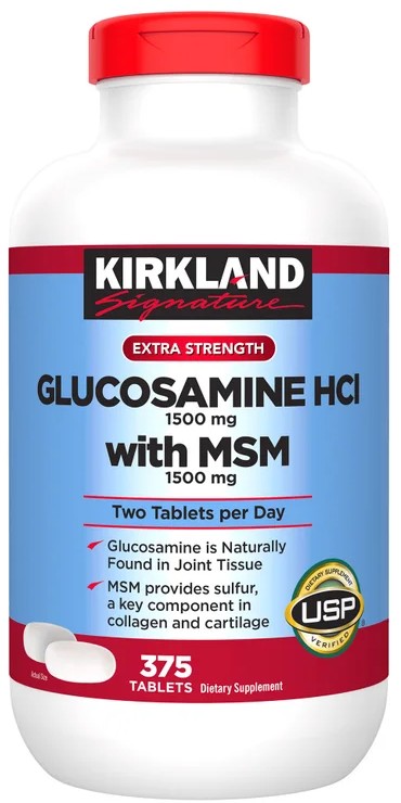 Kirkland Signature Glucosamine with MSM