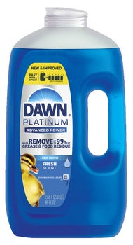 Dawn Platimum Advanced Power Dishwashing Liquid, Fresh, 90 fl oz
