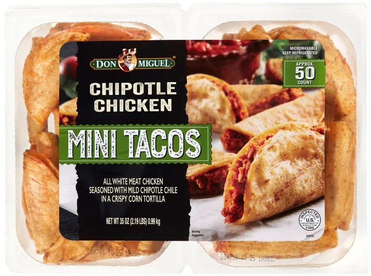 Don Miguel Chicken Chipotle Mini Tacos