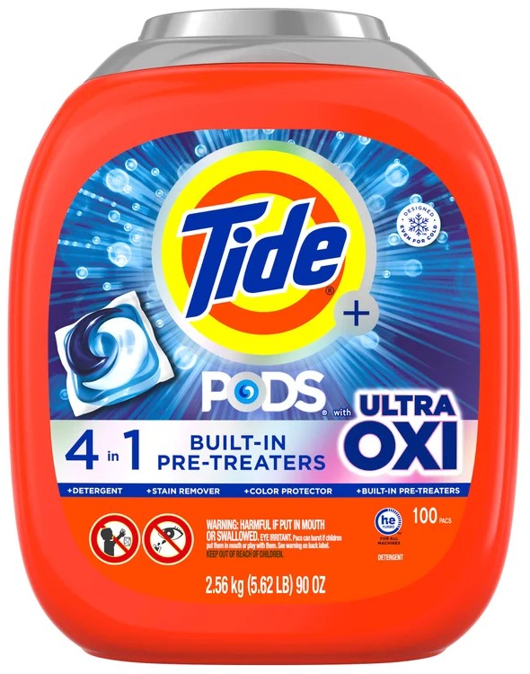 Tide + Ultra OXI Laundry Detergent PODS