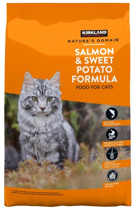 Kirkland Signature Nature’s Domain Salmon & Sweet Potato Formula Cat Food